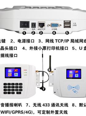 企业校食消费机壁堂挂售饭机饭餐厅IC卡堂收费打卡DEV机计次饭卡