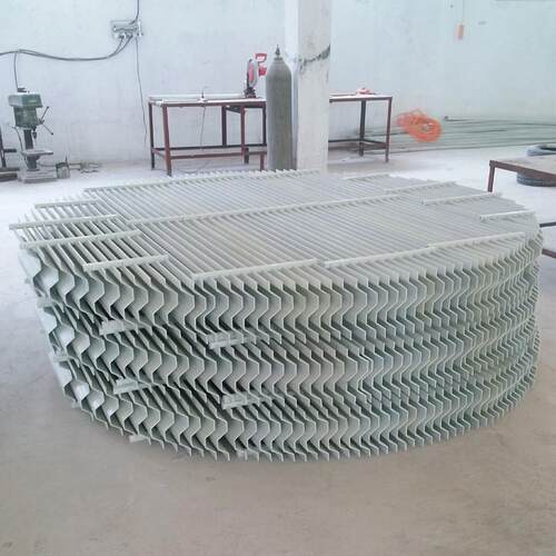 玻璃钢PP聚离丙烯除雾器水雾分LIM收水器C型S折板型旋转脱流水板