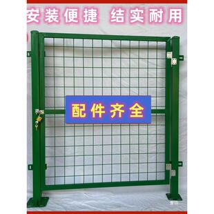 加厚殖鸡鸭门庭菜院栅栏门果园园养简易CUQ门开双开铁丝网单门