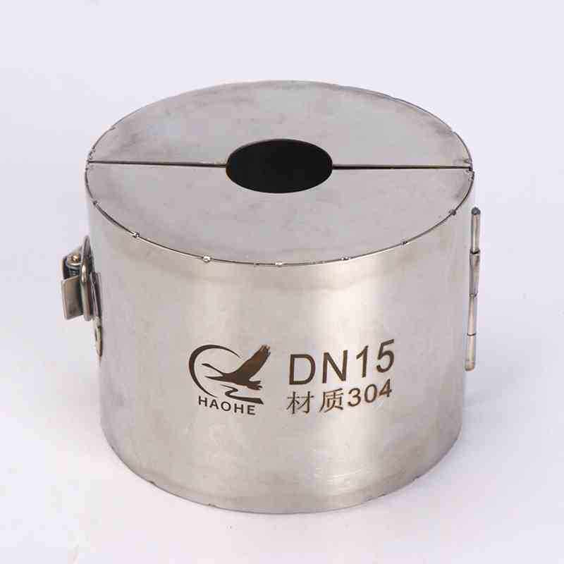 不锈钢法兰保护套304化工管道防喷溅耐腐蚀耐高温金属防护罩厂家