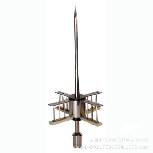 不锈钢球型体提前放电避雷针