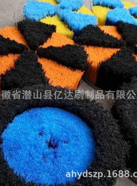 汽车工打磨抛光毛刷盘花头YVZ圆盘刷磨业刷磨料丝打花头PVC尼龙