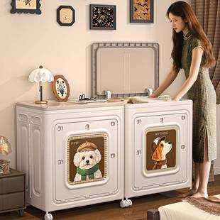 服衣纳箱大容量大家用BEI翻盖玩具筐折叠储物柜被子整理箱超收子