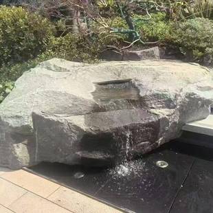园林景观石造景山石景石别墅庭院鱼CTP塘假置山流国水黑中黑景观