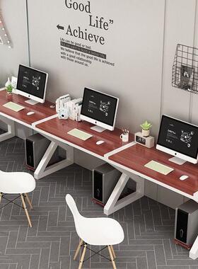 简台约经济型生一书体写字三人电竞电脑桌台式家学用桌简易办al12