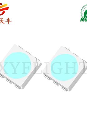 高亮贴片led灯5050天色蓝5505000浅蓝色50505冰蓝青505珠0冰蓝色