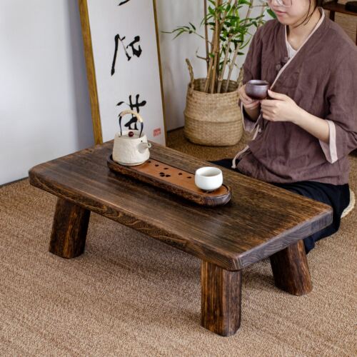 实木榻榻米喝茶矮桌中式飘窗茶几