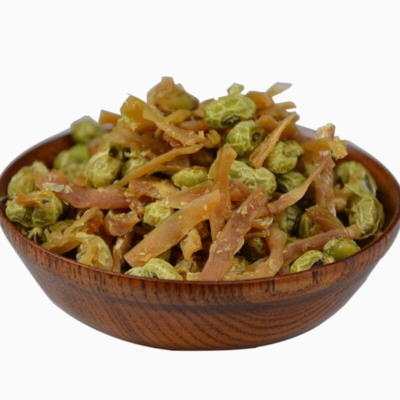 青豆笋丝笋干青豆毛豆 笋丝多味豆类上海特产零食500g