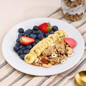 酸奶坚果燕麦脆营养早餐代餐即食草莓水果可可可坚果麦片400g