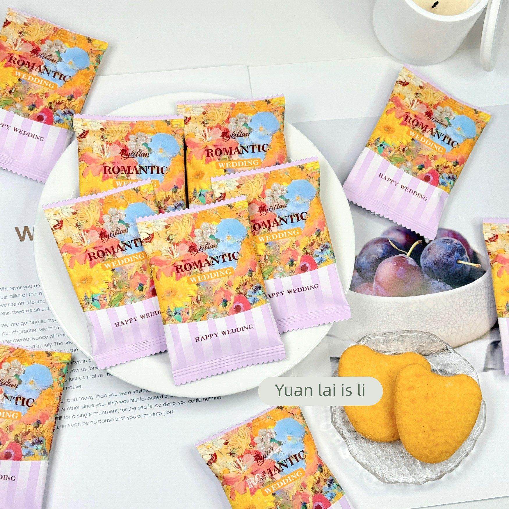 汇佳花季风味米饼蛋黄味结婚庆喜饼干休闲办公茶点心出游零食散装