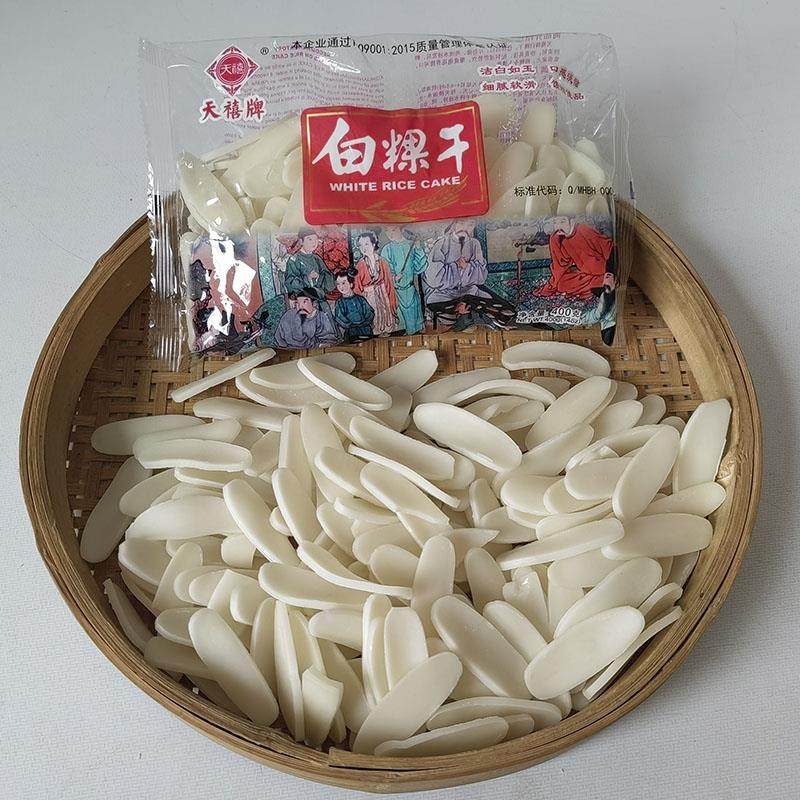 白粿干福州年糕片白果炒年糕条米糕米粿切片手工福建特产小吃糍耙