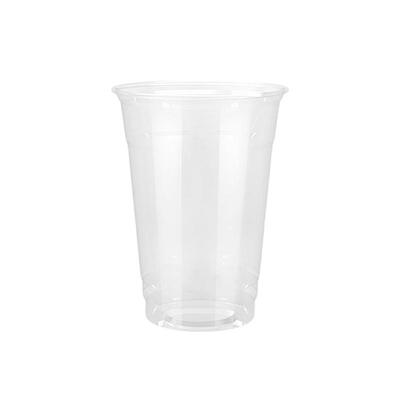 一性PL可A透次PLA透明杯奶茶店甜品店明摆摊降解奶茶打包杯环保可
