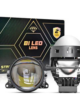 大汽灯车L功ED大双光透镜3寸Bi超亮率60W5800K小太阳激无品牌/光