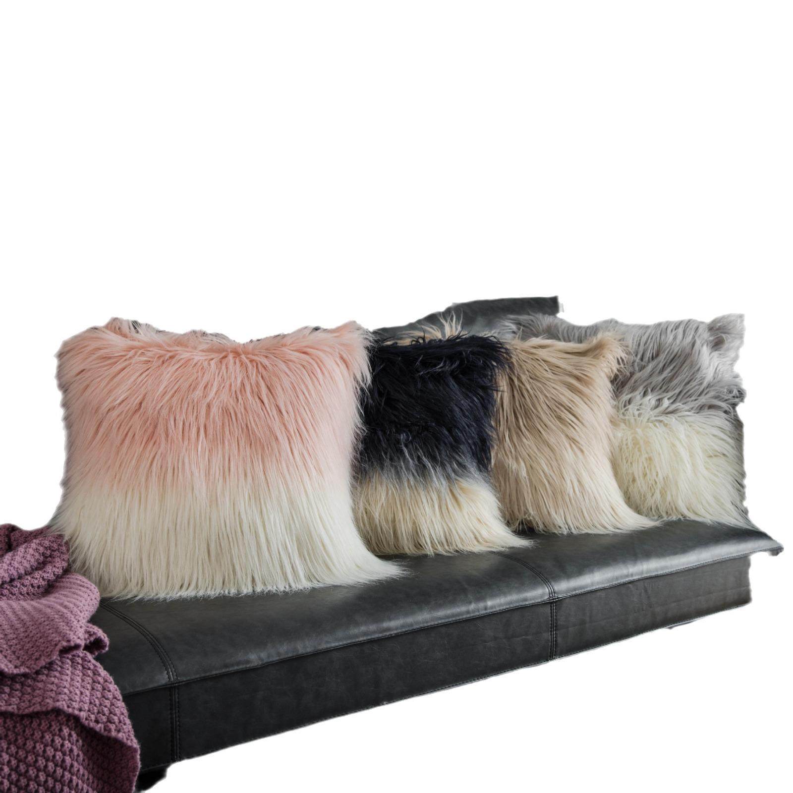 is不YMPC25垫仿n滩羊毛抱枕靠枕套双色提花办靠公室腰枕单面抱枕,居家布艺,抱枕被,淘宝优惠券,粉丝福利购,淘宝优惠卷