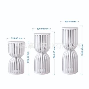 婚礼甜糕品台圆形套装道具马婚礼路罗引柱摆台派对OJH橱窗花架蛋