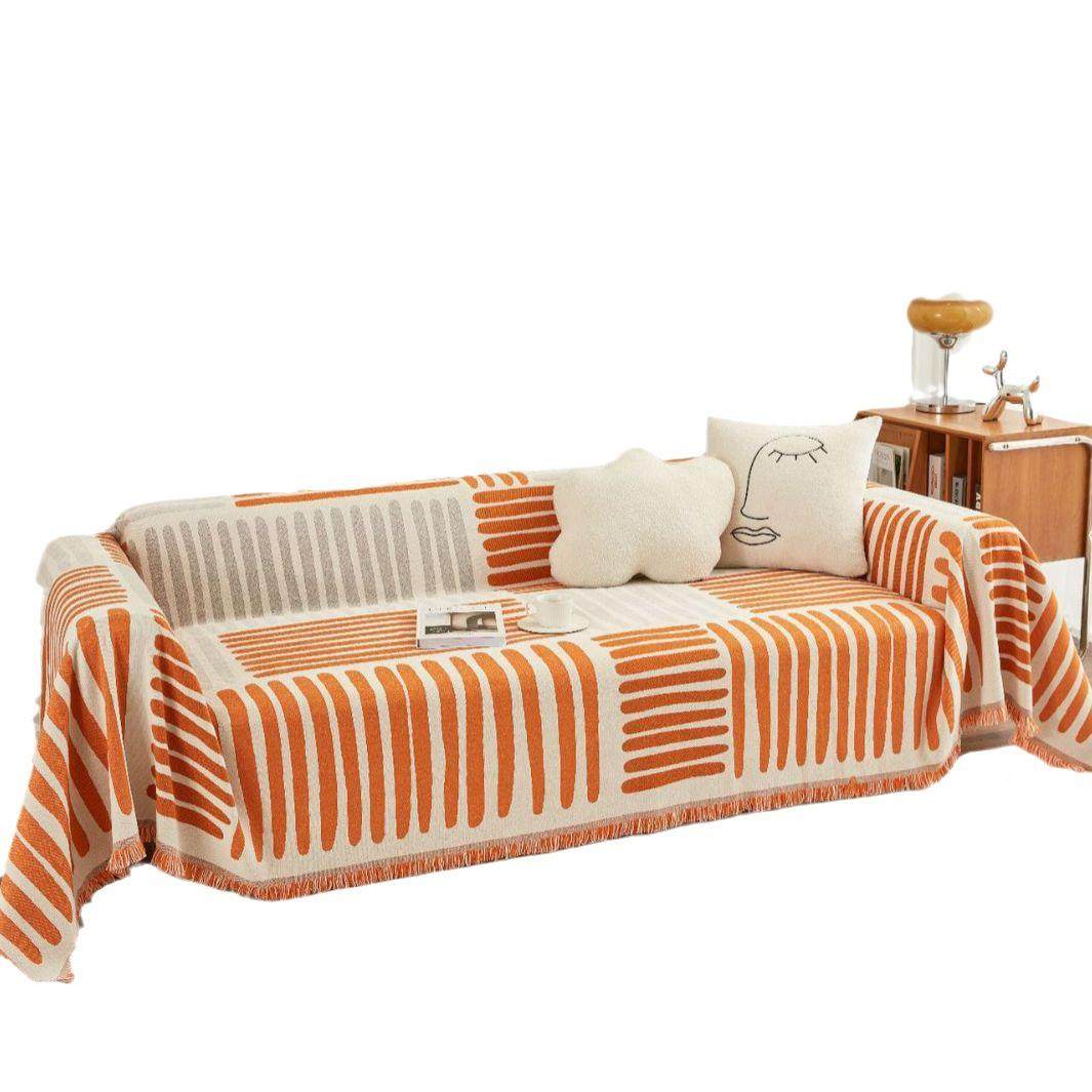 缦琪韵桌多功工能沙发巾盖巾几何现代简约厚实伊双面ZSO可用厂布,居家布艺,沙发套,淘宝优惠券,粉丝福利购,淘宝优惠卷