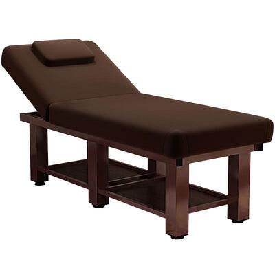 美容院加厚美容床海绵理容疗床体美床实木美按78214摩甲足疗乳胶