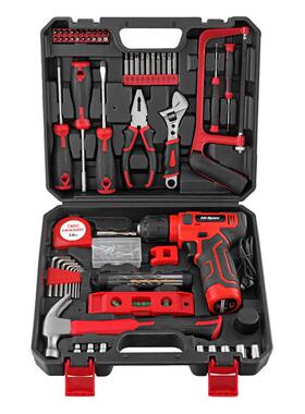 Hi-Spe式c129件套V锂电充电手钻小手枪钻多功钻能家8用工具套装