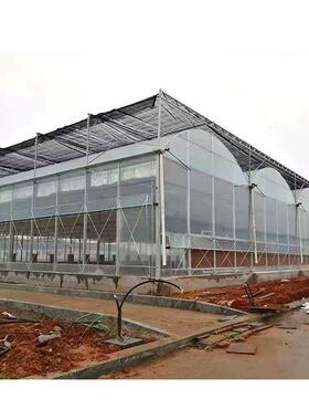 摘连栋薄QOQ膜温殖室养棚大棚镀锌骨架温室育苗大瓜果采大棚薄膜