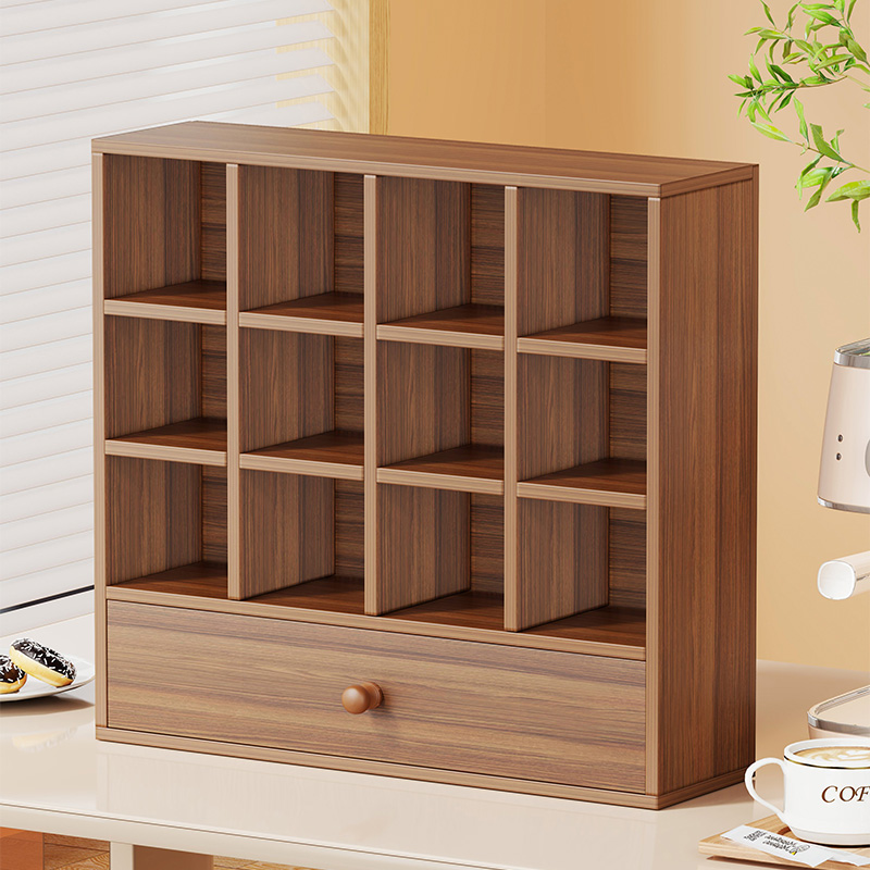 速发杯架杯子收纳置啡咖桌面餐桌木格子茶具收纳架马克杯架物杯展