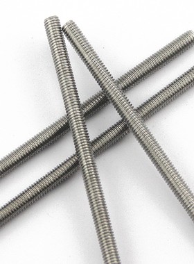 速发00不1钢丝杆牙条通丝全螺纹螺杆M4M5M6M8M锈4M12M14M16M18-M6