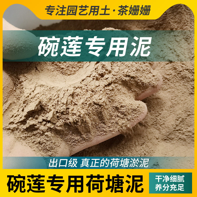 速发碗莲专用泥荷塘泥碗莲专用土塘泥铜钱草荷泥莲睡泥土碗莲花淤