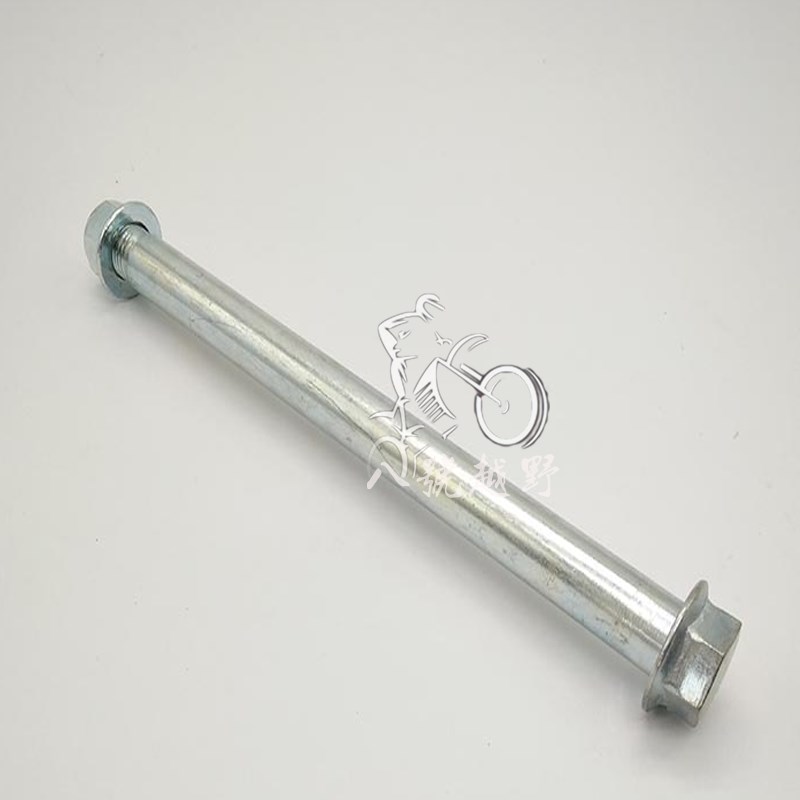 现货速发越野摩托车配件后轮轴前轮轴寸套平叉中轴螺丝螺杆螺帽M4