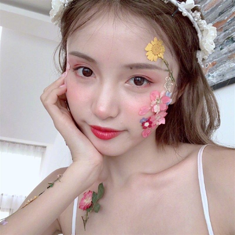 新品林小宅同款脸部装饰贴花日系妆原宿软妹少女舞台妆容眼妆拍照