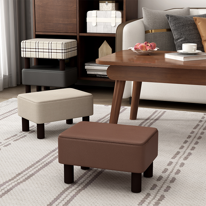 速发小凳子家创儿童小板凳客厅茶几凳沙发实木矮凳用意换鞋长条凳