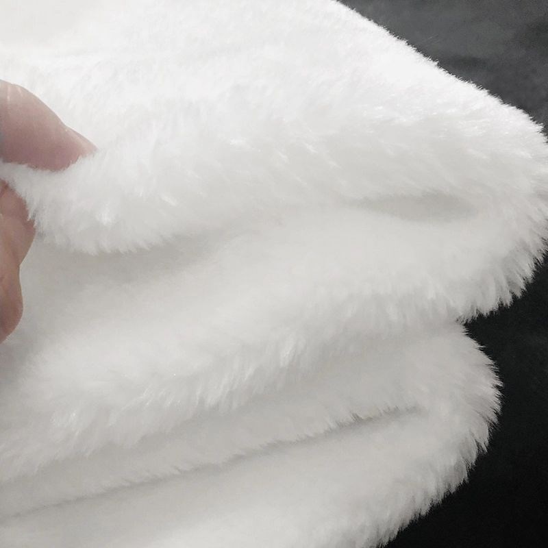 现货速发白色毛绒布手机珠宝展示柜台布饰品柜台垫布地摊布毛毛拍