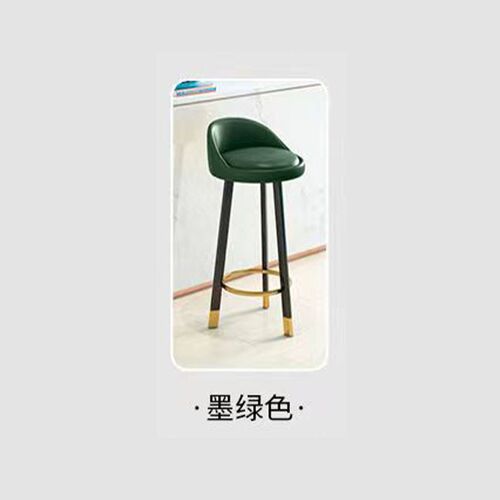 速发简背吧台椅家用靠约吧凳软座高脚椅酒吧凳酒吧凳凳子