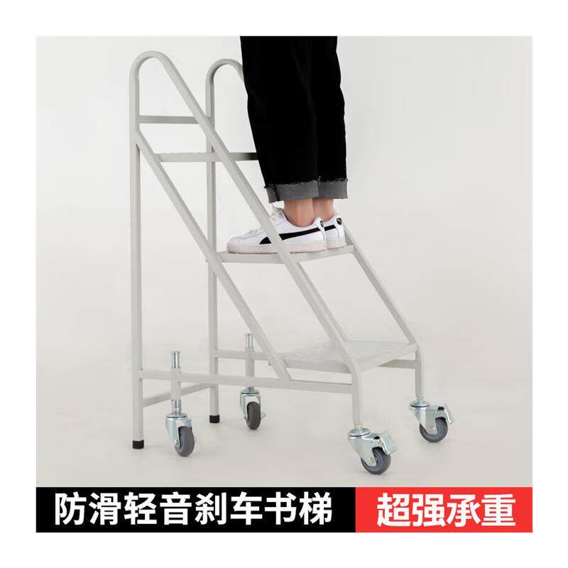 速发斯铂格二层护边书车黑色款带向轮馆轻音书车档案室专用移动