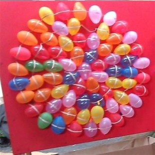 速发气球板市庙会号 摆摊扎气球 爱华大夜 1.2*1.2米