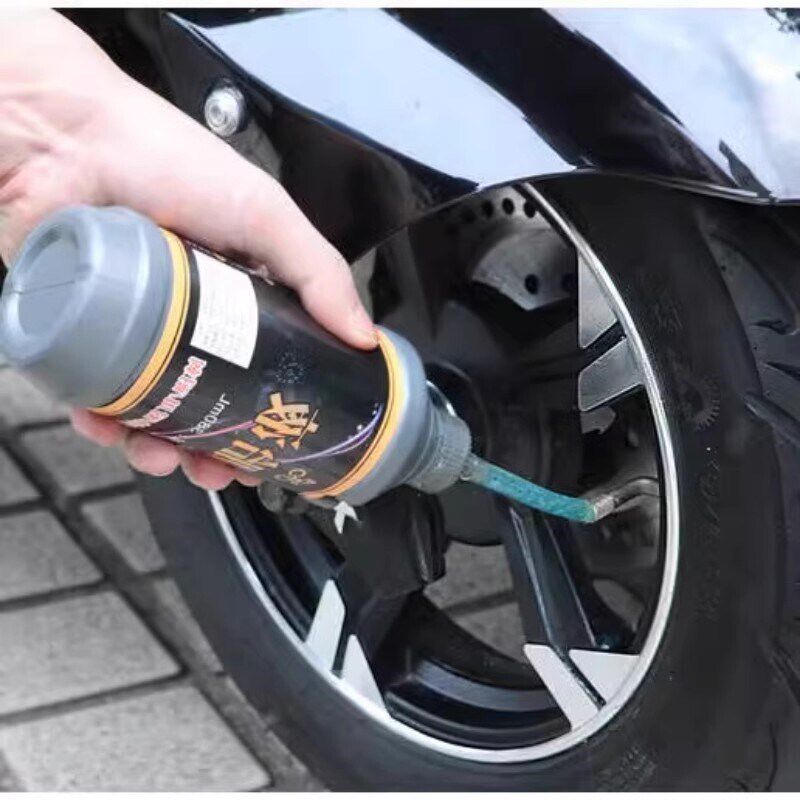 速发电动车摩托车自补液真空胎补胎液专用补漏神器自动修补胎