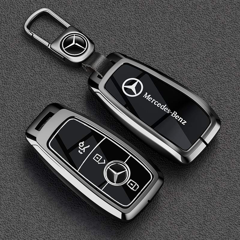 奔驰e300l钥匙套c260l车a200l男c200l扣glc gla glb220 gle35鲲铭
