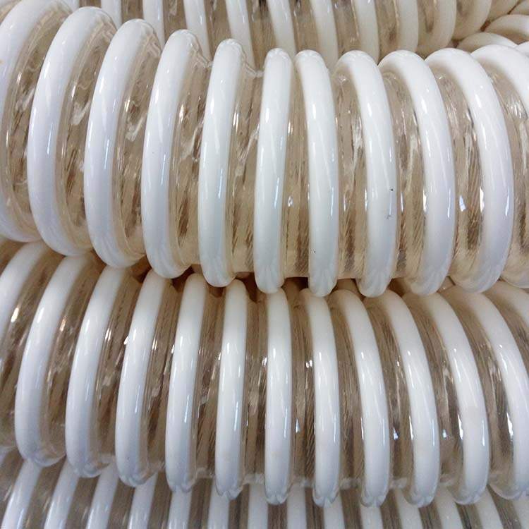pu通风除尘塑筋缠绕管注塑机吸料上料管耐水解污水输送管供应