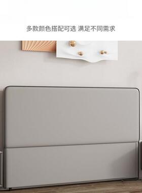 床头单UBV买背落地法式实新落地软靠网红款木单双人单个床头