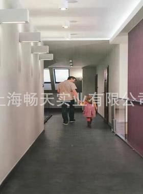 洁福pv胶c磨塑胶地板岩展厅学校办公灰室专用防滑地PIQ环保耐地板