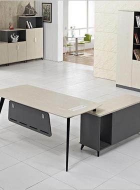 主管桌办公现代简现约办代公家具中班台经理桌椅组16D1601合女老