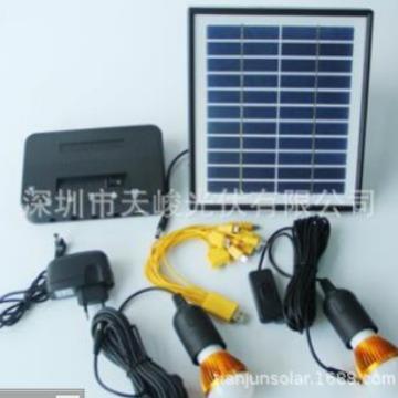 太阳能发电光控感应家用免线便携应急照明充电灯户外小型电源系统