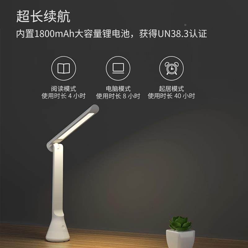 0J655折叠LED护眼小台灯宿舍电两学生书桌卧充室床用插头米,家装灯饰光源,阅读台灯(护眼灯/写字灯),淘宝优惠券,粉丝福利购,淘宝优惠卷