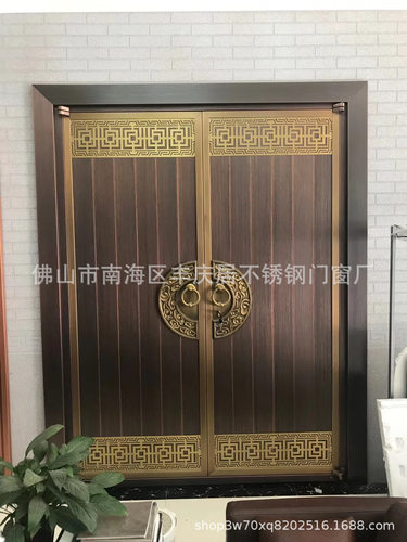 不锈钢隔音防盗中式家用进户门