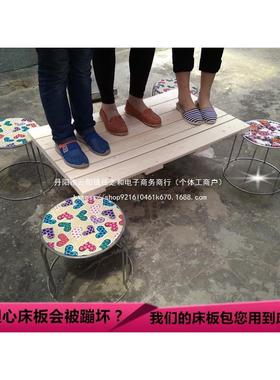 实木单床人硬床木板排骨架43958童儿床垫婴儿宝宝小他板1米2米其