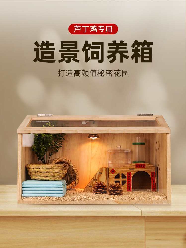 实木恒温冷暖爬宠繁殖箱