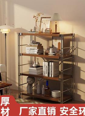 约古风多层客厅置物架储物简ZUQ架办公阳台式收纳日书架落地厨房