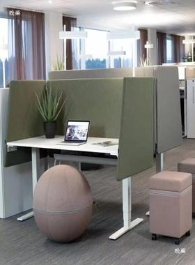 PEM公室升降桌边吸音降噪隔音风围挡家办用学习桌挡板桌隔屏板