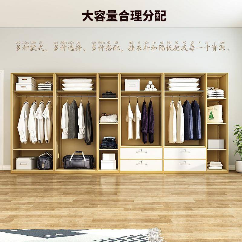 员工家宿舍收柜制金属居更衣JAI柜储物柜家用钢衣柜多种组装铁皮