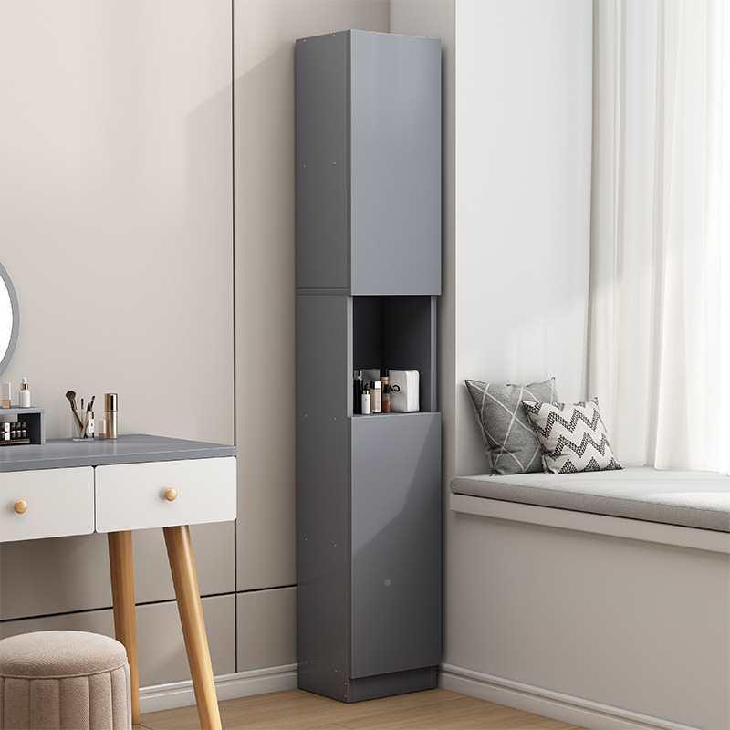 书架落地家用卧室客厅简收柜子窄缝小书柜易转角靠QSV墙家用纳置