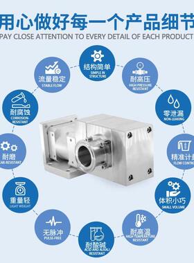 M159XP022G120T磁力齿轮泵不锈钢1NRC方泵耐酸碱G耐高温0泄露0现