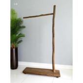 实挂木落地民式 衣帽架OFS家用卧室挂衣架树枝衣杆服装 宿店展示架